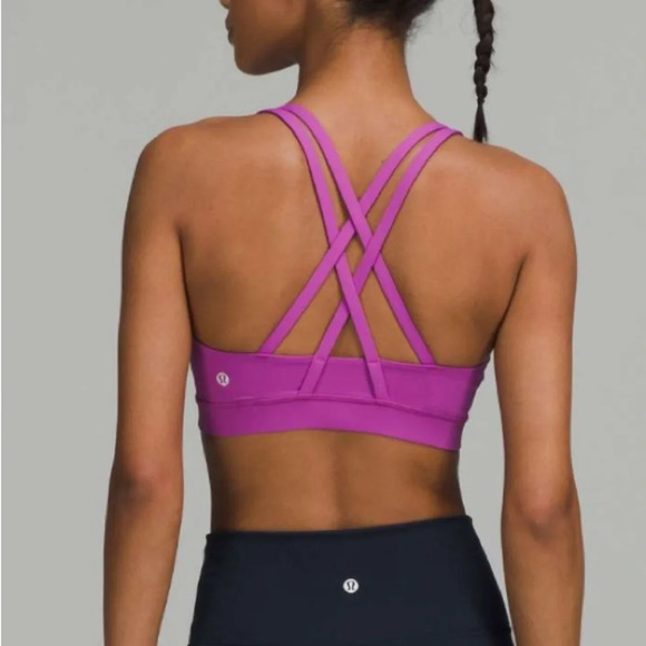 Lululemon Energy Bra *Medium Support, B–D Cups
Vivid Plum (First Release) - Picture 2 of 6
